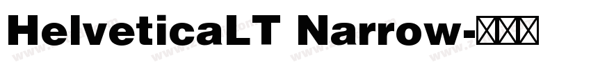 HelveticaLT Narrow字体转换